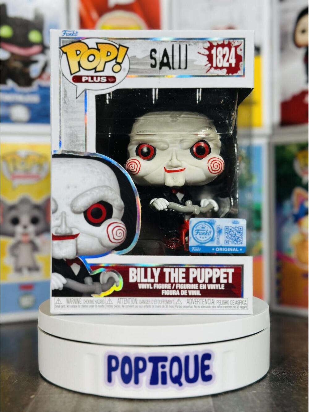 Saw Billy the Puppet Funko Pop! Plus #1824 - Amazon Exclusive